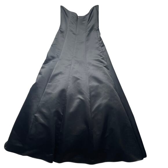 Vintage Jessica McClintock Gunne Sax Strapless Formal Gown Sz 7/8 Prom Evening - Picture 2 of 11